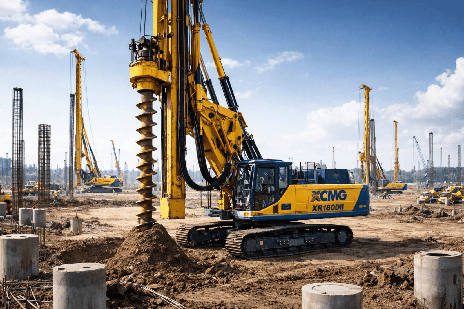 Distributor XCMG Rotary Drilling Rig Indonesia